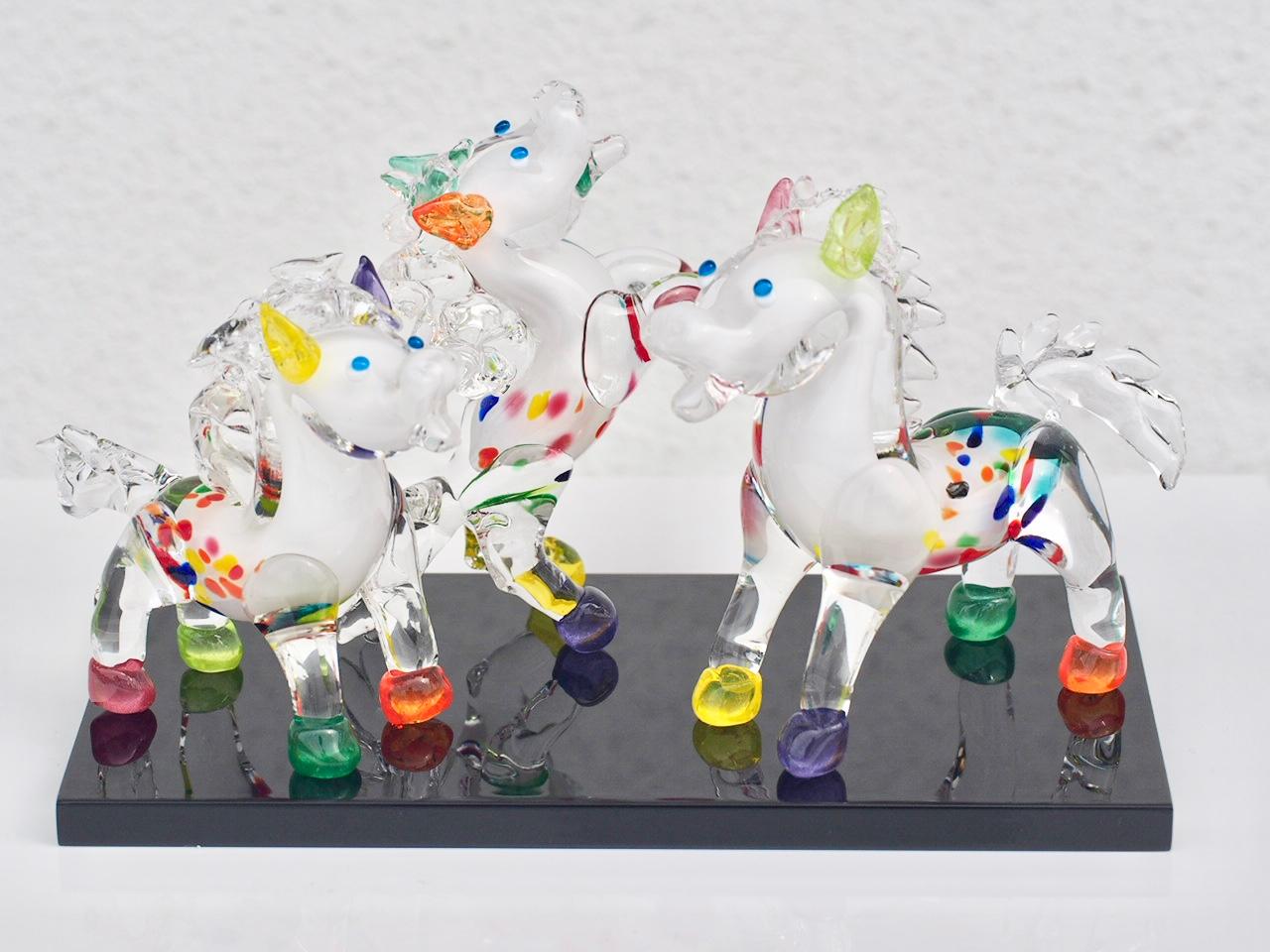 ❣️受注制作＆年内発送❣️新作干支・白午の親子3点セット1枚目の画像